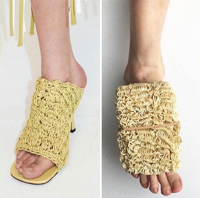 Dân mạng rộ mốt chế thiết kế nổi tiếng, biến nhà thành sàn catwalk-2