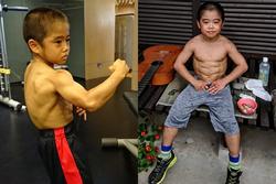 'Lý Tiểu Long nhí' 9 tuổi có cơ bắp rắn chắc nhờ kiên trì khổ luyện