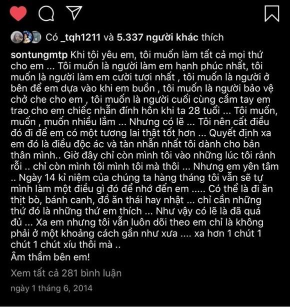 Fan lục lại tâm thư của Sơn Tùng M-TP gửi bạn gái 6 năm trước: Muốn đính hôn tuổi 28-2