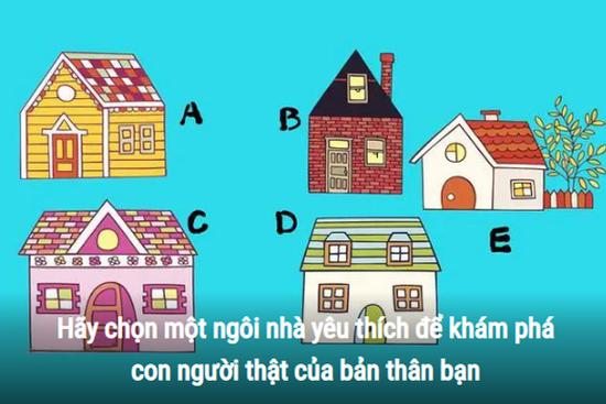 Chọn ngôi nhà bạn yêu thích, chắc chắn nó sẽ tiết lộ ưu nhược điểm trong con người bạn