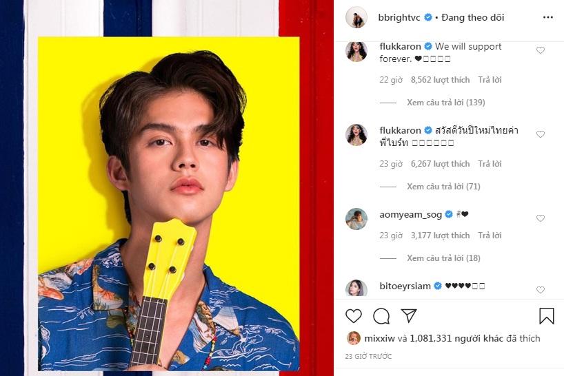 Hotboy đam mỹ Bright Vachirawit và bạn gái tăng follow vùn vụt bất chấp scandal vạ miệng-5