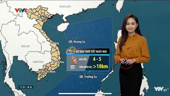 BTV thời tiết Xuân Anh bật mí về tác dụng của thiết bị đặc biệt cầm trên tay mỗi khi dẫn chương trình-2