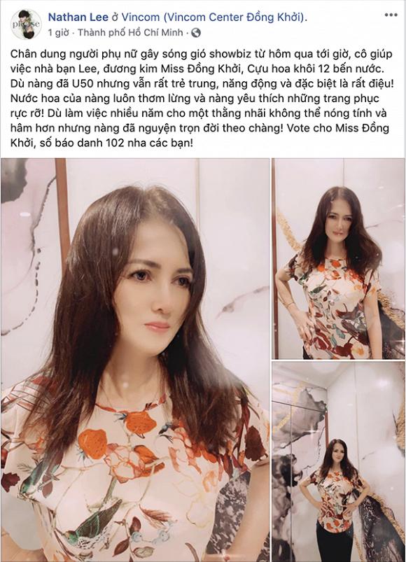 Nathan Lee khoe hẳn chân dung cô giúp việc khiến anh tự tin khẳng định đẹp hơn hoa hậu-1