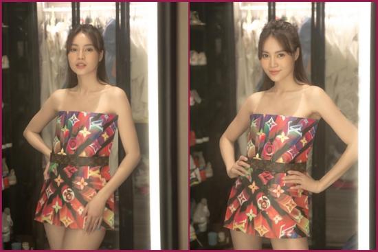 Lan Ngọc sexy đến 'nổi da gà' khi quấn giấy thành váy