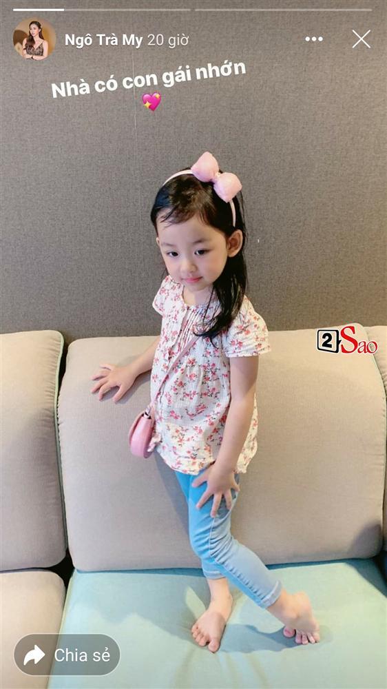 Hiếm hoi mới xuất hiện, ái nữ 4 tuổi nhà Á hậu Ngô Trà My gây ngỡ ngàng vì quá xinh-2