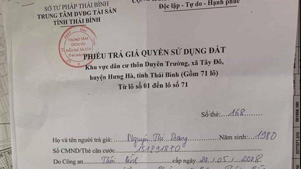 Vụ vợ chồng đại gia BĐS ở Thái Bình bị bắt: Cần phải thu hồi đất đấu giá vì sai quy định-1