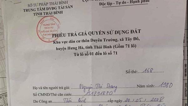 Vụ vợ chồng đại gia BĐS ở Thái Bình bị bắt: Cần phải thu hồi đất đấu giá vì sai quy định-1