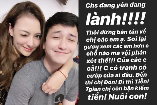 Hồng Quế ẩn ý đáp trả khi bị chê không xứng với Huỳnh Anh: 'Của các em cả'