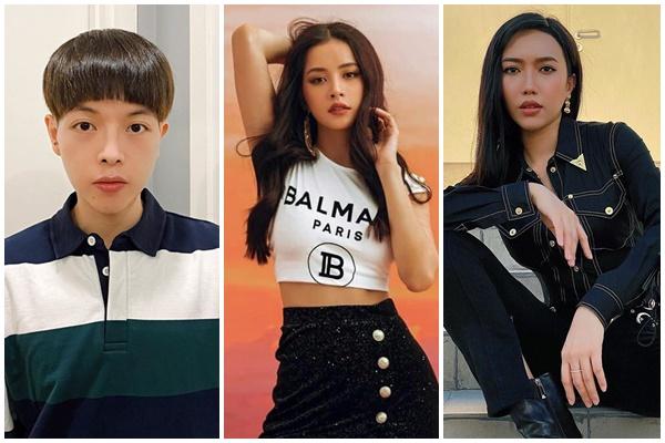 SAO MAKE OVER: Ngọc Trinh lộ trán hói - Hương Giang trang điểm đẹp không tì vết-10