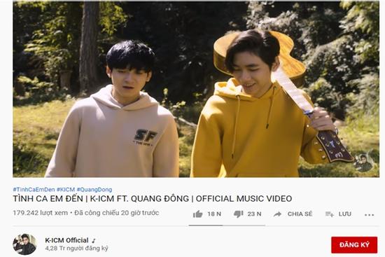MV mới ra mắt gần 1 ngày chưa đạt nổi 200k view, qua rồi thời kỳ hoàng kim của K-ICM bên cạnh Jack?