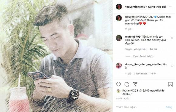 Mới công khai hẹn hò chưa lâu, Tiến Linh và Huỳnh Hồng Loan dính nghi án chia tay-1