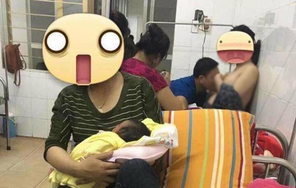 Giữa phòng phụ sản đông người, chồng làm việc nhạy cảm cho vợ khiến dân tình đỏ mặt xấu hổ-7