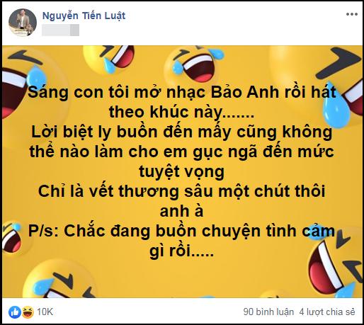 Tiến Luật rùng mình khi quý tử 6 tuổi hát nhạc tình sướt mướt của Bảo Anh-1