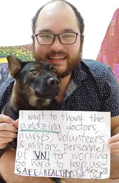 Người nước ngoài đồng loạt nhắn ‘Cảm ơn Việt Nam’ giữa mùa dịch-11