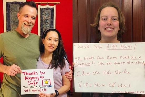 Người nước ngoài đồng loạt nhắn ‘Cảm ơn Việt Nam’ giữa mùa dịch