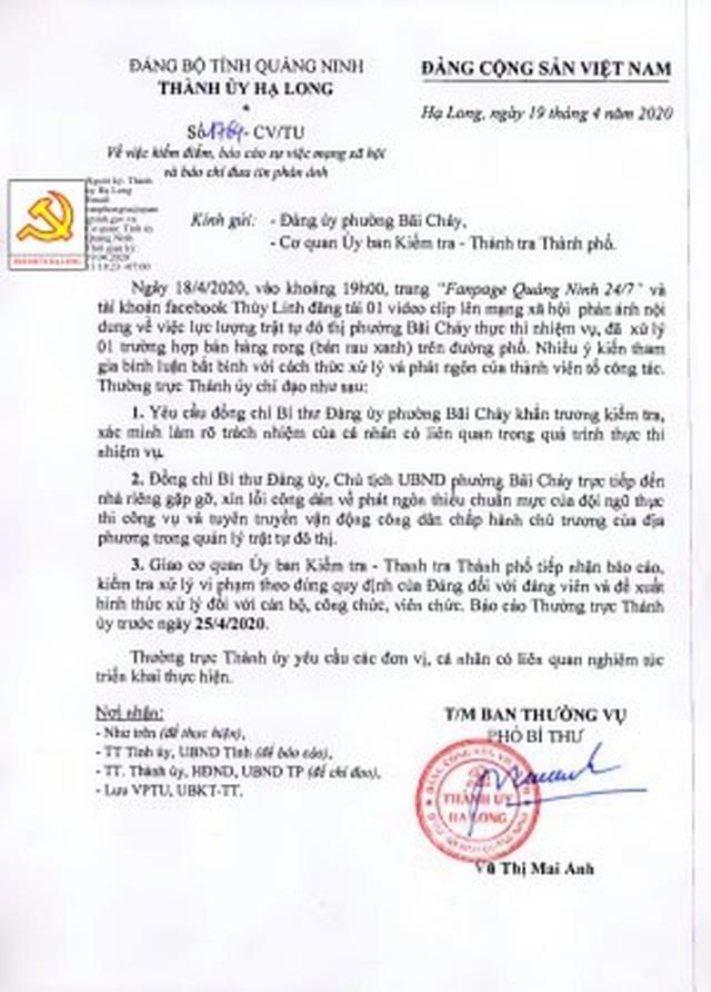 Clip: Mặc người bán rau gào khóc van xin, Phó Chủ tịch phường ở Quảng Ninh vẫn lăng mạ: Con điên!-3