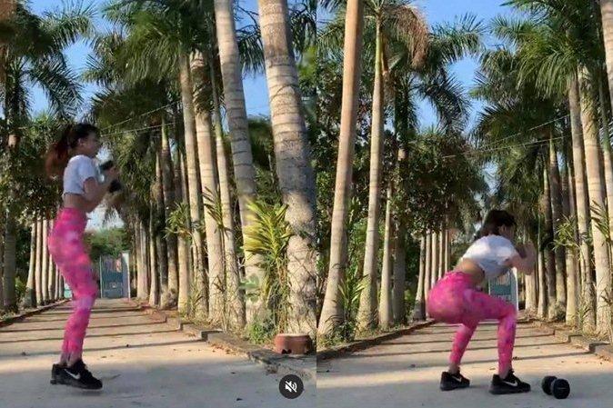 Lâm Tây gây bất ngờ vì cơ bụng 6 múi nay gom thành 1, chị em bình tĩnh chờ Lâm lấy lại phong độ nhen-6