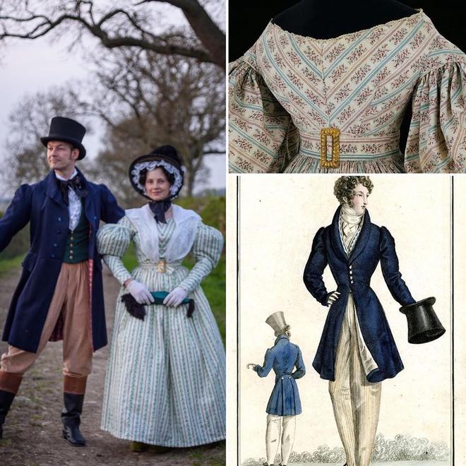 Cặp vợ chồng mặc đồ thời xưa đi tập thể dục để mua vui cho hàng xóm-3