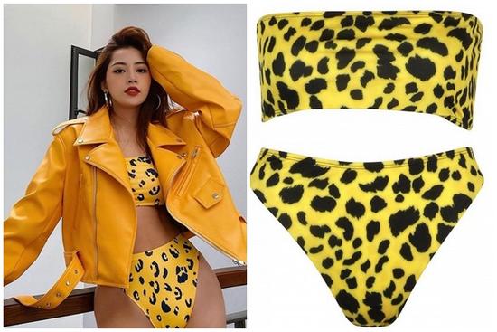 Chi Pu lại thiêu đốt ánh nhìn với bộ bikini da beo chỉ 500 nghìn đồng
