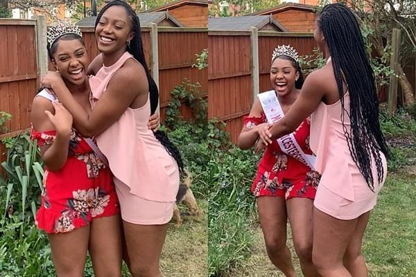 Nữ thợ máy đăng quang hoa hậu sau vườn nhà vì Covid-19-2