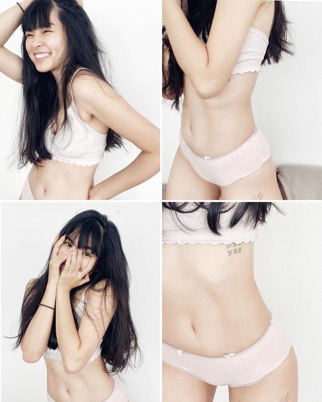 Khánh Vân Mắt biếc lần đầu khoe ảnh diện nội y gợi cảm-1
