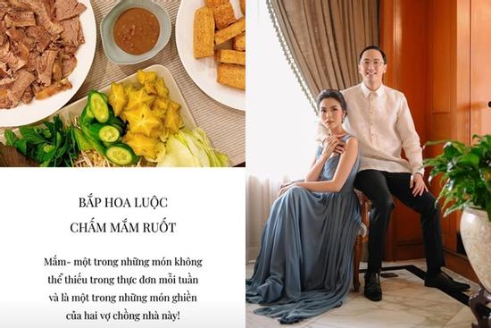 Không phải cao lương mỹ vị, bất ngờ với món ăn khoái khẩu của vợ chồng Tăng Thanh Hà