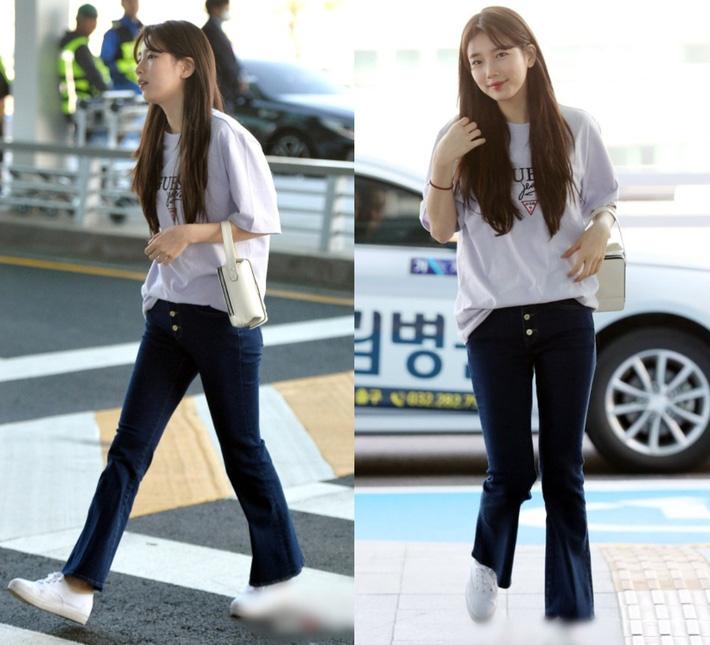 Nhìn Suzy quảng cáo quần jeans chân dài miên man thấy mê, ngó sang ảnh thật mới biết hóa ra chỉ là ánh trăng lừa dối-2