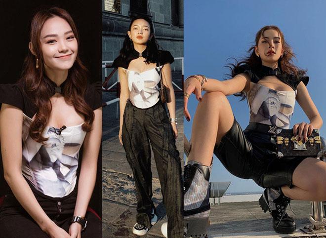 Búp bê lai xinh nổi tiếng Sài thành gây tranh cãi vì áo dài toang phần ngực-3