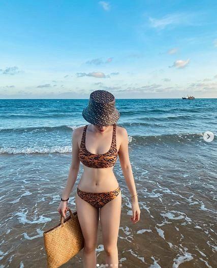 Sau quãng thời gian tập luyện nghiêm túc, hoa hậu Kỳ Duyên tự tin khoe dáng khi diện bikini-1