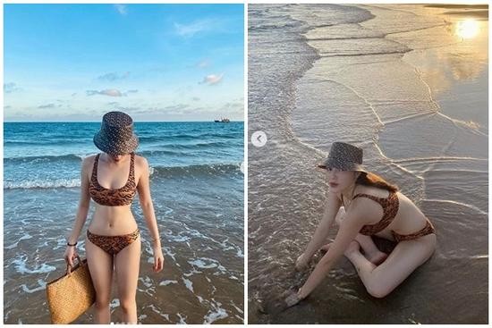 Sau quãng thời gian tập luyện nghiêm túc, hoa hậu Kỳ Duyên tự tin khoe dáng khi diện bikini