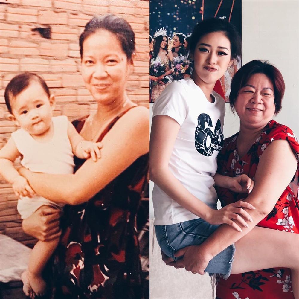 Hoa hậu Khánh Vân tái hiện tuổi thơ dữ dội bên đấng sinh thành-1