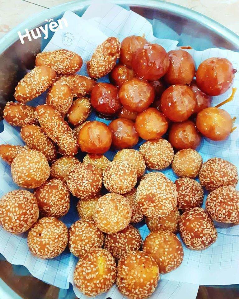 Mẹ đảm Hải Phòng mách cách làm bánh rán vừng giòn ngon, nóng hổi, hàng nghìn chị em mê-5