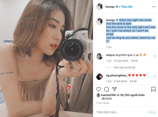 Trang Lou mượn lời bài hát bày tỏ tâm trạng hậu scandal nhạy cảm: Tôi không sợ, chỉ cần bạn cạnh bên tôi-2