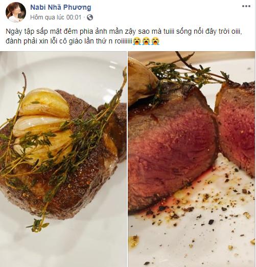 Được Trường Giang nấu ăn tẩm bổ mỗi tối nhưng Nhã Phương liên tục kêu trời-3