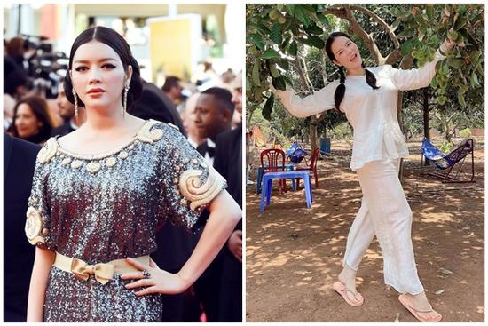 Bỏ lại hết váy áo và trang sức tiền tỉ, Lý Nhã Kỳ của hiện tại chân phương hết sức với toàn đồ làm vườn