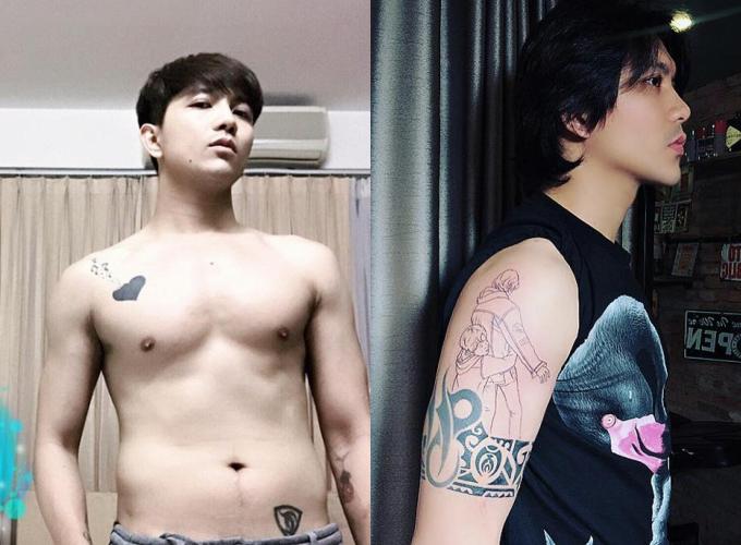 Hình xăm bạn đời, con cái của sao Việt-6