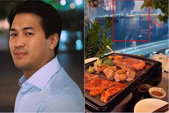 Chia tay Linh Rin, thiếu gia Phillip Nguyễn lộ ảnh ăn tối bên cô gái mặc áo choàng tắm