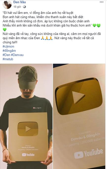 Muôn kiểu ca sĩ Việt khoe nút vàng Youtube: Người trang trọng háo hức, kẻ hờ hững bẽ bàng-9