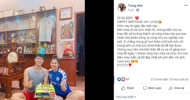 Bạn gái mừng sinh nhật Đình Trọng-1