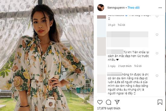 Tiên Nguyễn khoe ảnh sang chảnh, dân mạng chỉ soi ngoại hình 'càng ngày càng lạ'