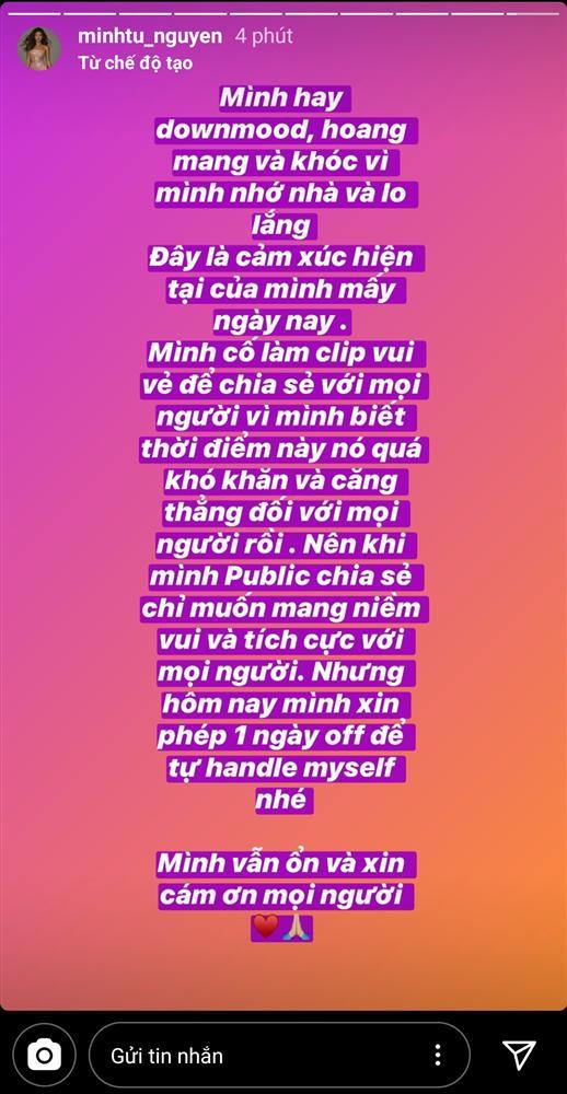 Minh Tú bật khóc vì mắc kẹt ở đảo Bali suốt 1 tháng-4