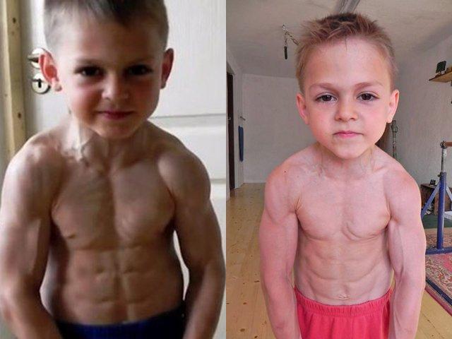 Cậu bé gây bão với gương mặt học sinh thân hình phụ huynh 5 năm trước giờ ra sao?-1