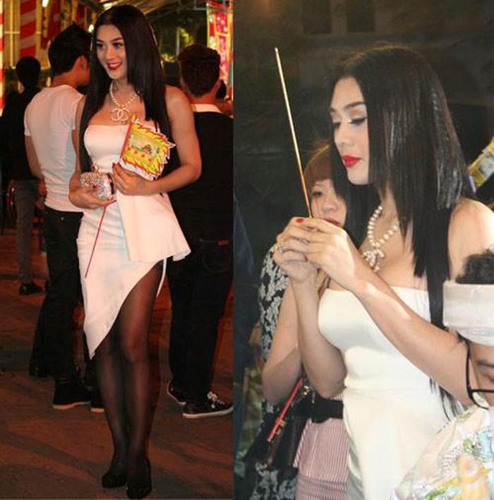 Hương Tràm bị dân mạng công khai nhắc nhở vì đi chùa mà ăn mặc phản cảm-6