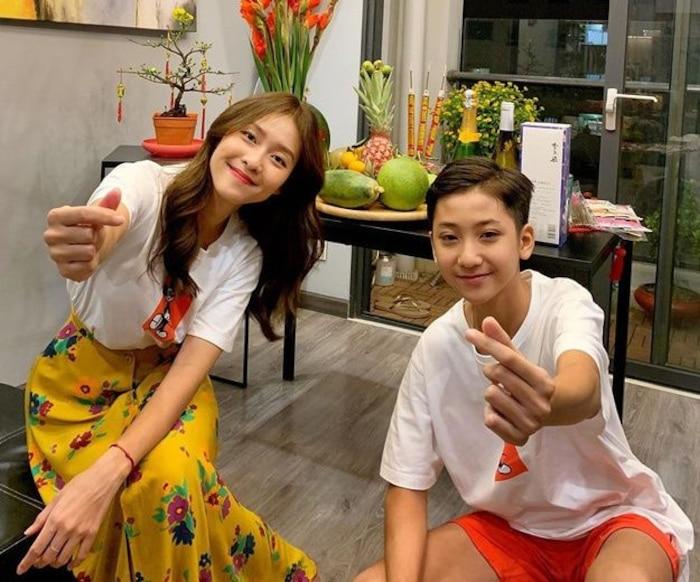 Điểm danh những cậu em trai cực phẩm của hội hotgirl Việt-6