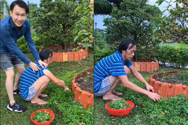 Danh hài Hoài Linh đen xạm chuẩn nông dân sau thời gian ở ẩn làm vườn-4