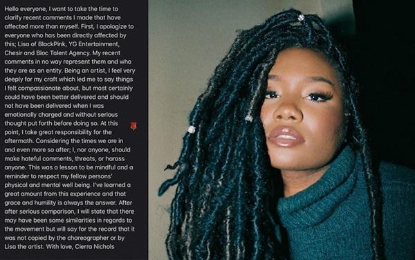 Tố đạo nhái không bằng chứng, nữ biên đạo phải xin lỗi Lisa (BlackPink) công khai-2
