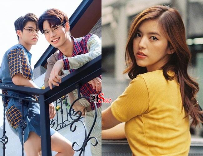 Bông hồng lai Việt gây sốt vì chụp hình cùng cặp hotboy đam mỹ Bright - Win-1