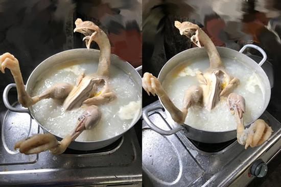 Thảm họa 'gà ngã vào nồi' và những nồi 'cháo gà nguyên lông' nhìn sợ không dám nuốt