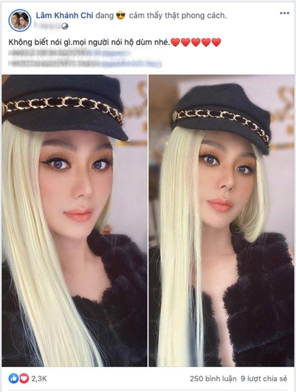 Lâm Khánh Chi bất ngờ nổi loạn với tóc bạch kim ở tuổi 43-1