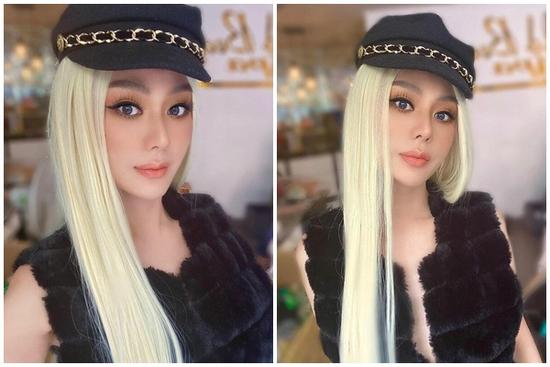 Lâm Khánh Chi bất ngờ nổi loạn với tóc bạch kim ở tuổi 43